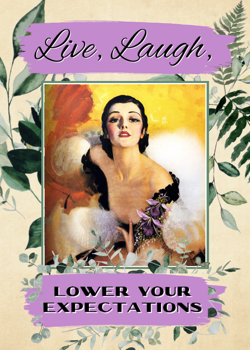 Live. Laugh, Lower  - Magnet